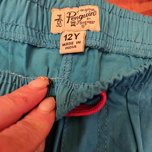 Blue Drawstring Shorts - Picture 2 of 2